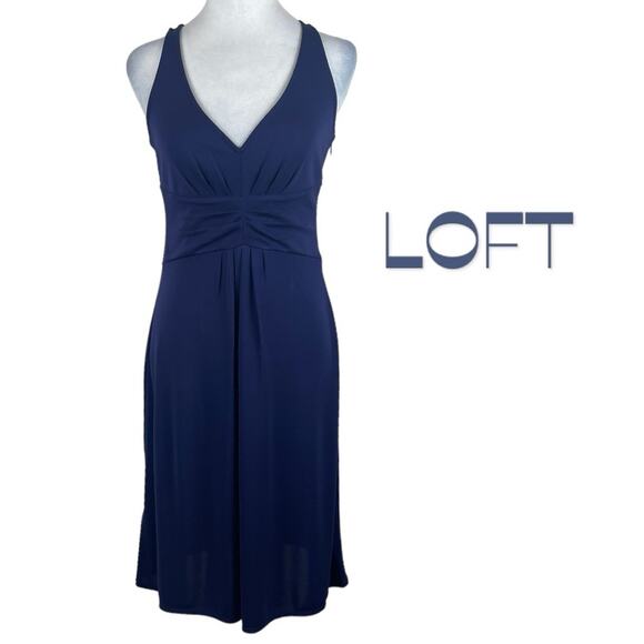 J Crew Blue BalletCore Party Event Feminine Dress NWOT Size 2 - Picture 2 of 12